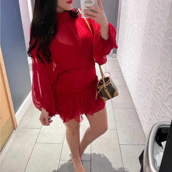 Shona Joy Scarlet Clemence Mini Dress